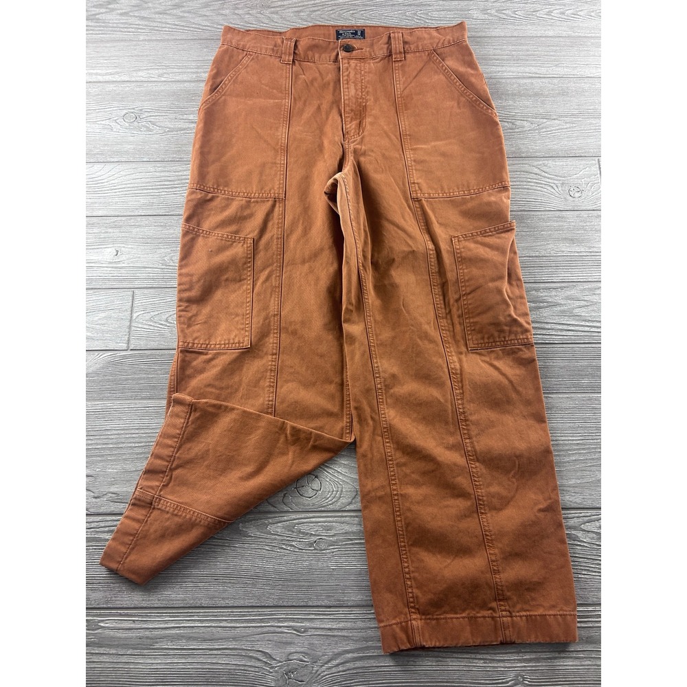 Women’s Utility Wide-Leg Pants in Rust
